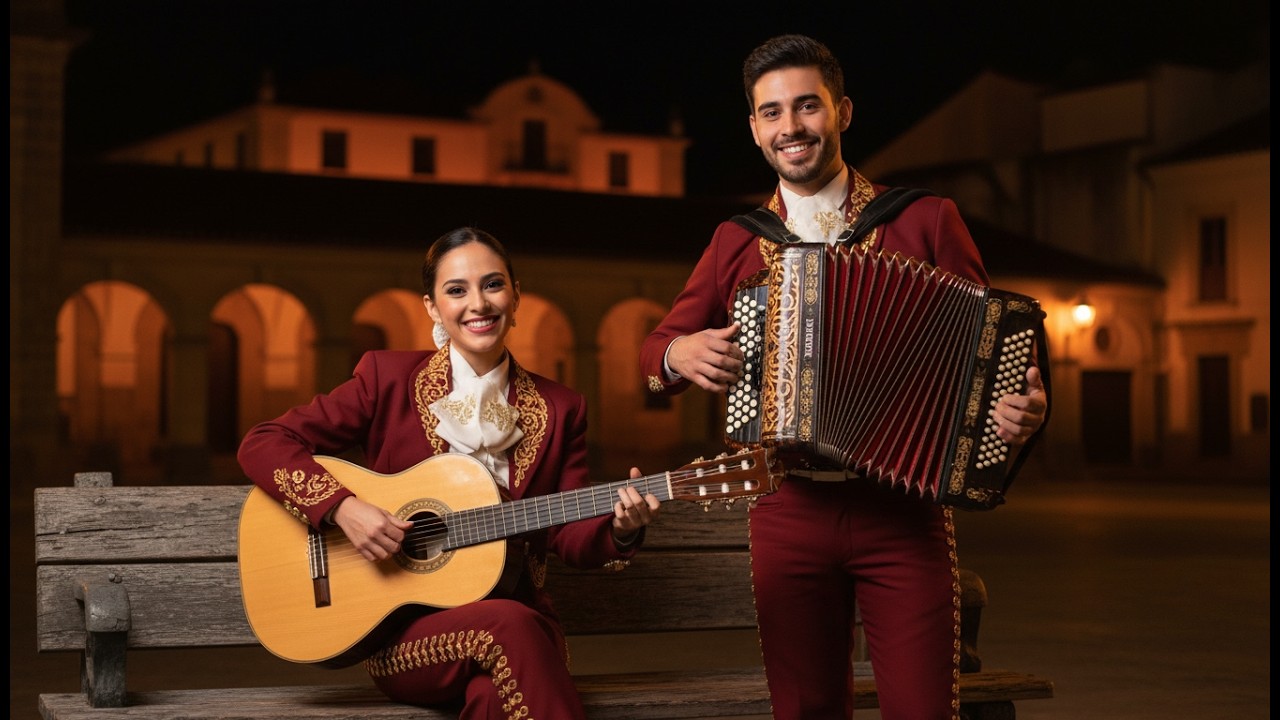 Clásico Mariachi de México: Cuerdas y Fuelle para Relajarse Antes de Dormir | Guitarra y Acordeón