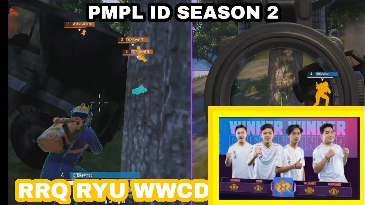 RRQ RYU WWCD - PMPL ID SEASON 2 WEEK 6 DAY 1
