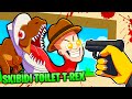 A CACCIA DELLO SKIBIDI TOILET T-REX CON MARCELLO! L'ESERCITO DEI CAMERA MAN DISTRUGGE LA CITTÀ!