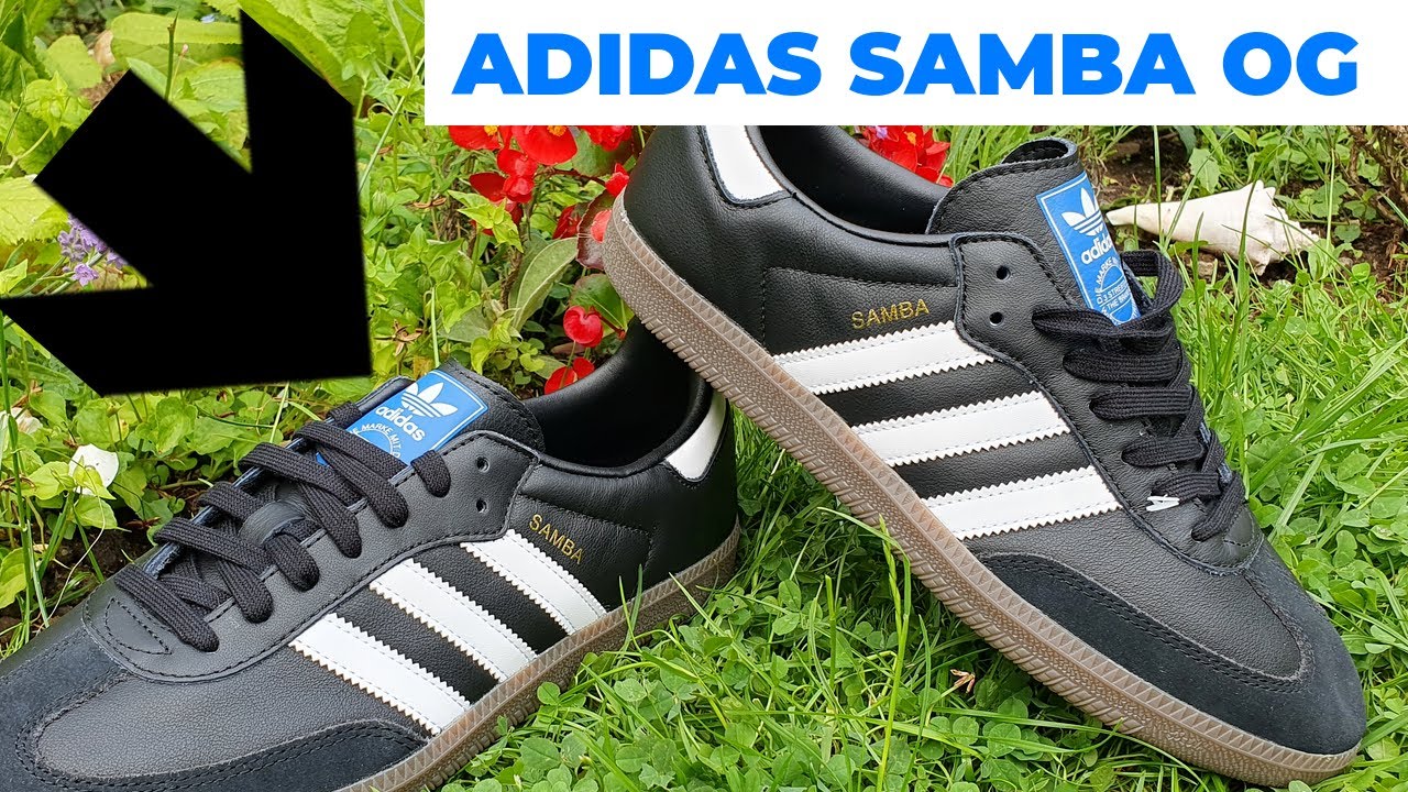 ADIDAS サンハOGロトッフスニカ B75807L B GENUINE Adidas Samba OG B75807 😍CLOSE LOOK😍 4K UHD - YouTube