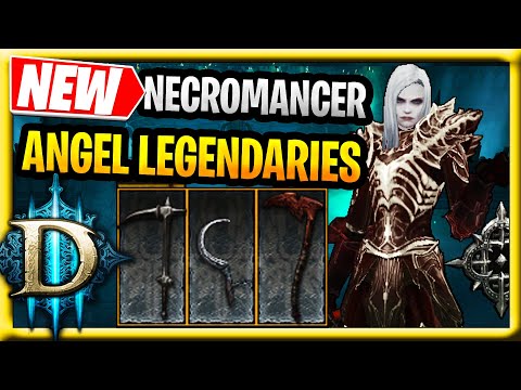 Diablo 3 Season 27 Necromancer Gameplay Legendary Angelic White Items Diablo 3 Season 27 PTR Necro