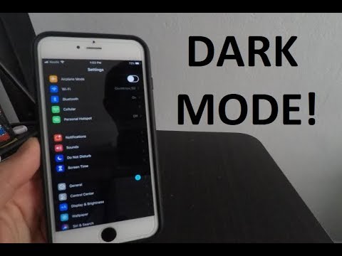 iPhone에서 DARK MODE를 얻는 방법!
