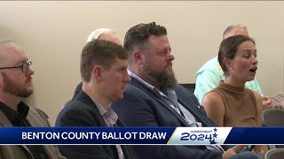 Benton County Election Commission holds ballot draw