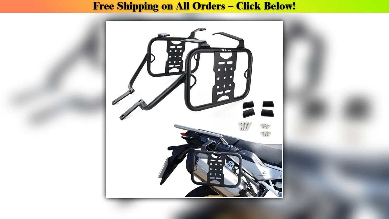 Fit For HONDA Africa Twin CRF1000L 2018-2019 Motorcycle Panniers Saddlebag Support Rack Side Case