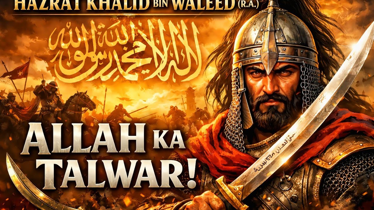 Do Superpowers ko Shikast Dene Wale Mujahid | Khalid ibn al-Walid Ki Asal History