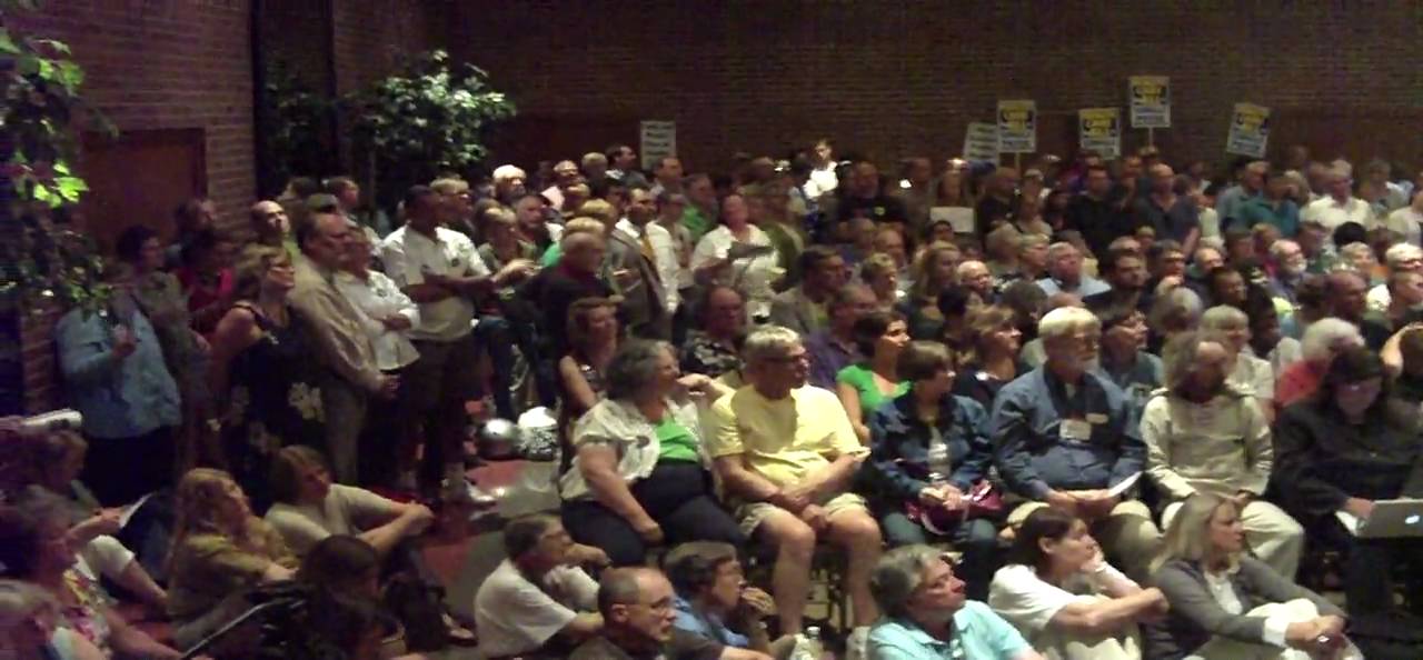 Congressman Jim McDermott addresses the 34th District Democrats