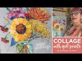 How I Use My Gel Prints for Collage – Tutorial Tidbits