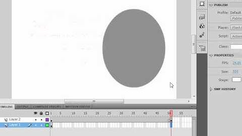 Flash CS5 Create Shape tween in Urdu.avi