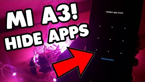 [MI A3] Hide Apps On Mi A3 | Mi a3 Hide Apps