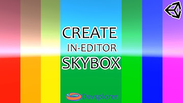 How To Create Quick Procedural SKYBOX in Unity | Unity Skybox Tutorial