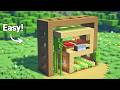 ⚒️ Minecraft : How To Build a Modern Starter Wooden House | Tutorial