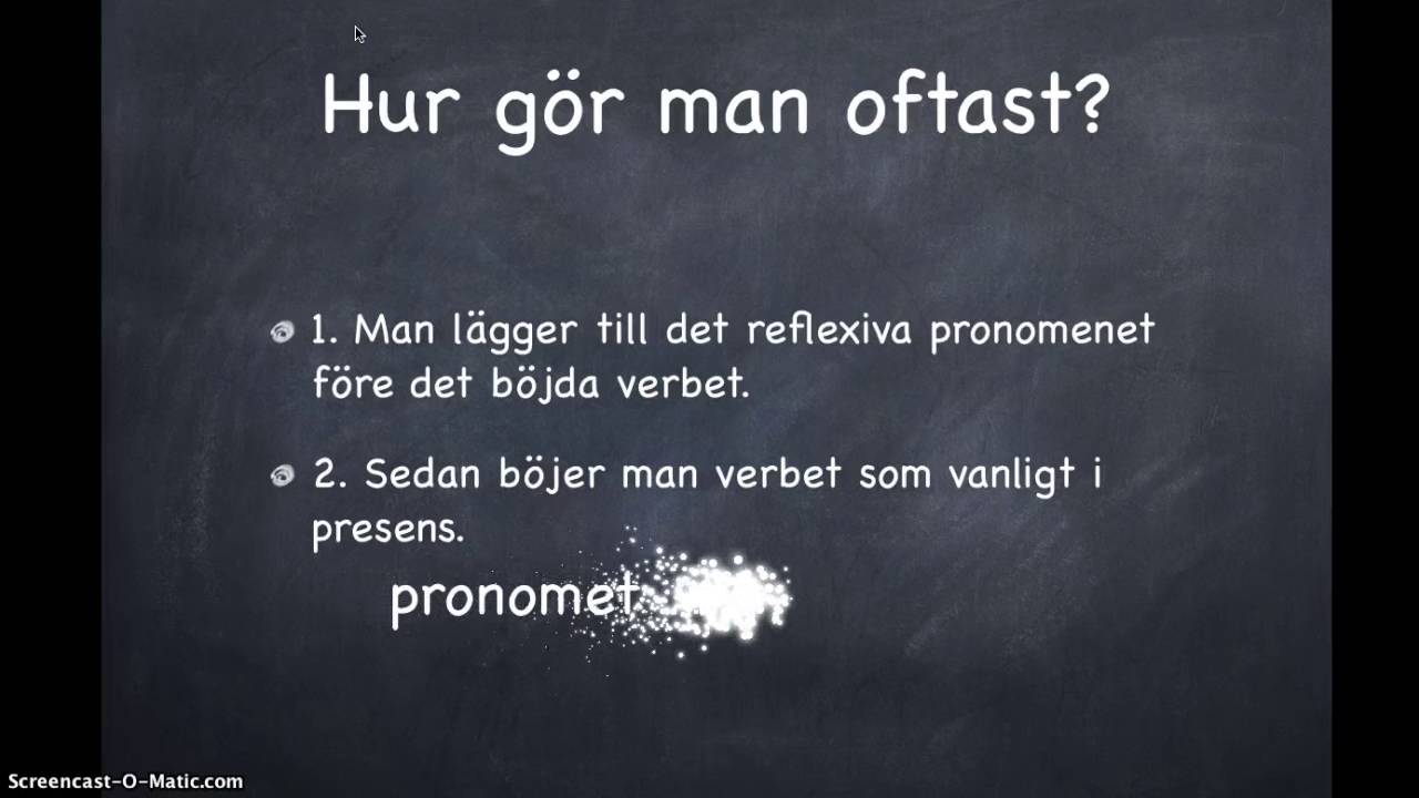 spanska reflexiva verb