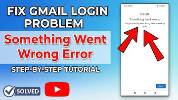 Fix Gmail & Play Store "Something Went Wrong" Problem | 2026 Working Method