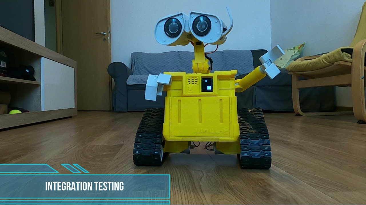 WALL-E 3D printed robot project