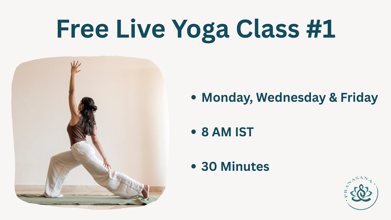Free Live Yoga Class #1 | 30 Mins | Full Body