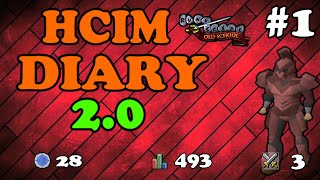 OSRS | Level 3 HCIM Diary 2.0 | #1 Level 3 HCIM Does Druidic Ritual!