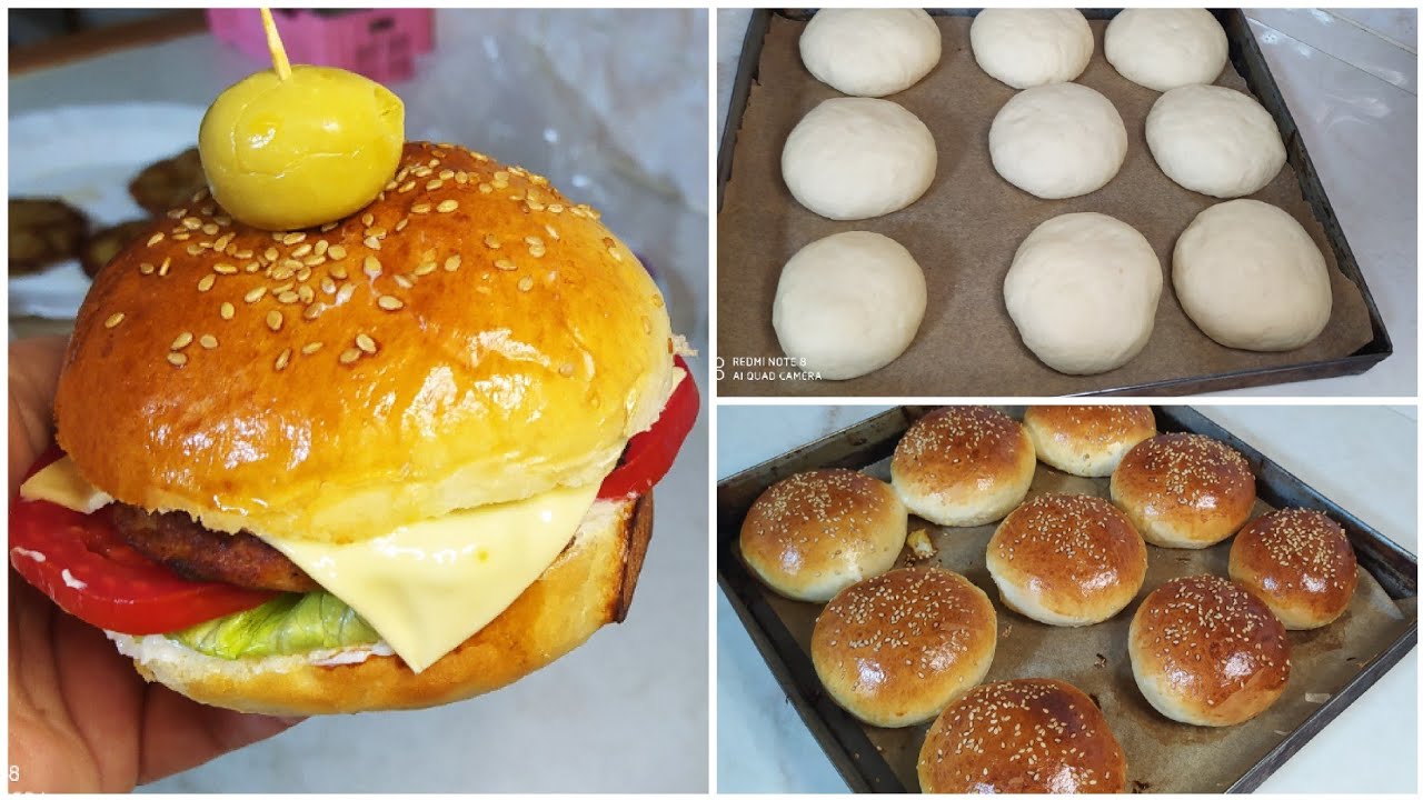 خبز البرغر من الالف الى الياء وطريقة الاحتفاض به فالمجمد