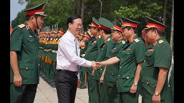 Chủ Tịch Nước Võ Văn Thưởng Thăm Và Làm Việc Tại Quân Khu 9 | Phapluatplus