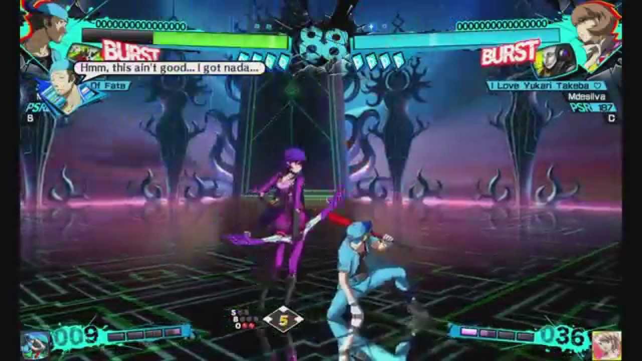 [P4AU] MangoPowah (Junpei) vs Mdesilva (Yukari)