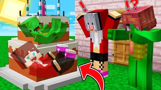 How JJ and Mikey Sneak into the Girls House in Minecraft - Maizen !