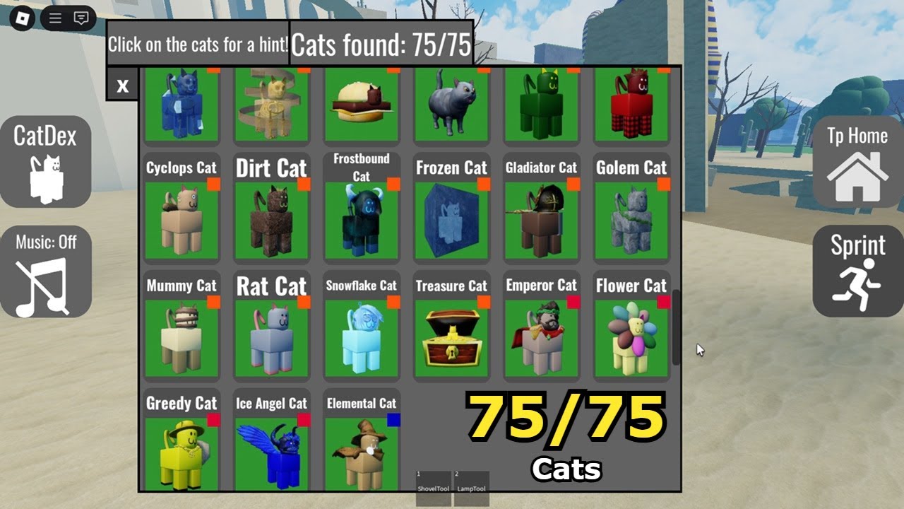 Roblox FIND THE CATS - How to get ALL Cats