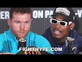 CANELO &quot;SH*T JUST GOT REAL&quot; MOMENT WITH JERMELL CHARLO; GETS PISSED, TRADES WORDS, &amp; TURNS UP HEAT