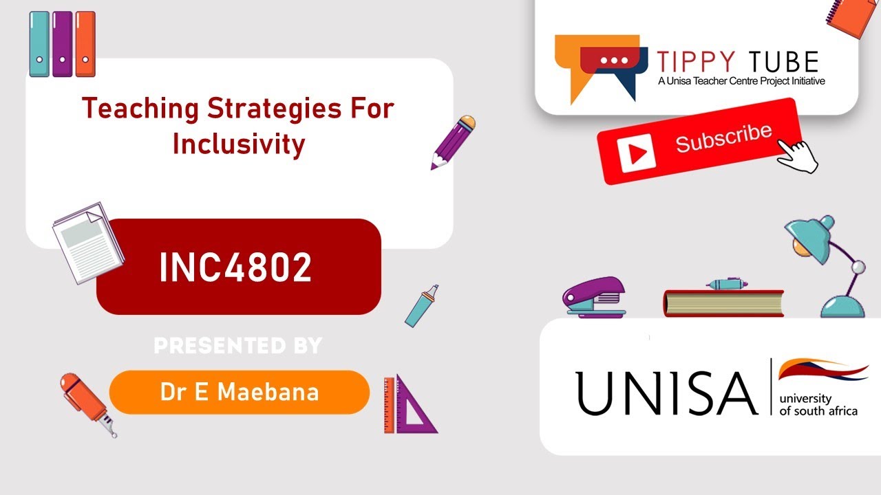 Teaching Strategies For Inclusivity INC4802 - Dr E Maebana - YouTube