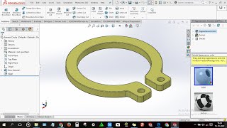 How to design External circlip in solidworks by Mr. CAD Designer 706 views 11 months ago 6 minutes, 58 seconds