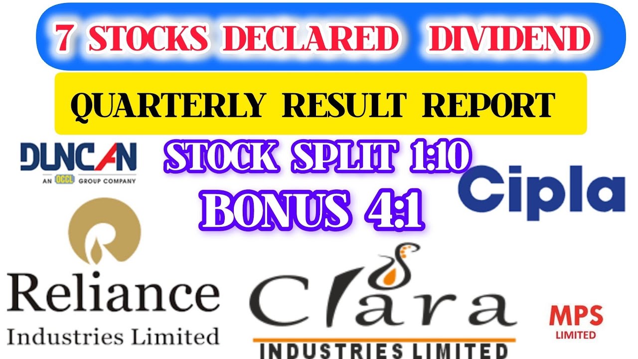 upcoming dividend declared stocks || upcoming bonus declared stocks || upcoming stock split