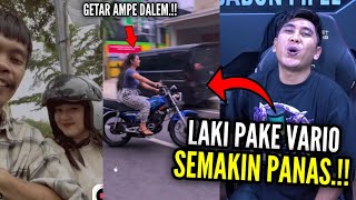 COWO NAIK VARIO MENDING PAKE ROK AJA‼️..REACT MEME KOCAK