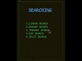 Linear vs Binary vs Ternary vs Exp vs Split in 60s | Searching Algorithms Explained |