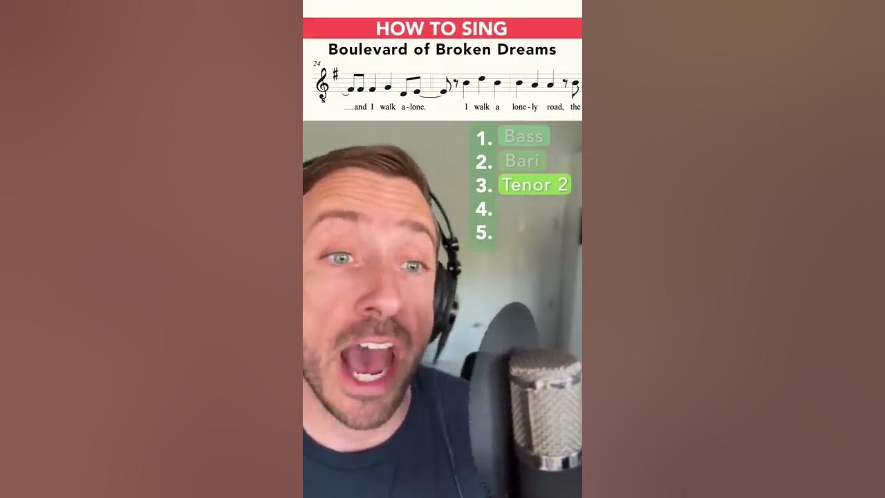 HOW TO SING Boulevard Of Broken Dreams by Green Day