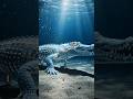 Crocodile Sees Underwater Like THIS 😱🐊#shorts