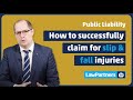 How to successfully claim for slip and fall injuries | Law Partners