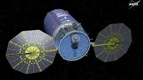 Full Cygnus OA-8 International Space Station Resupply Ship Solar Array Deployment Coverage