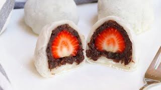 Strawberry Mochi (How to Make Ichigo Daifuku)