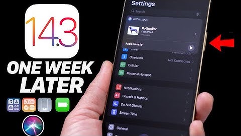 iOS 14.3 ONE WEEK LATER!