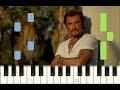 EASY piano tutorial "JE TE PROMETS" Johnny Hallyday, Goldman, 1986, avec partition gratuite