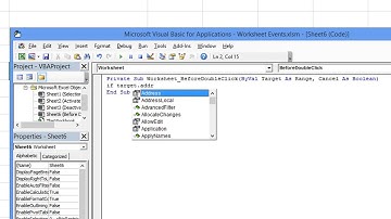 08 EVENTS Worksheet Events made Easy 089 BeforeDoubleClick Event Trigger a Macro when Double Clickin