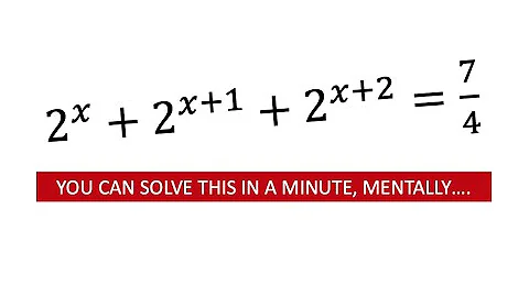 Solving a Beautiful Exponential Equation for Beginners