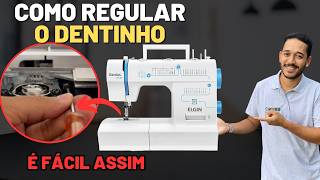 Como regular o dentinho da Elgim genius plus - Como regular o dente da máquina de costura