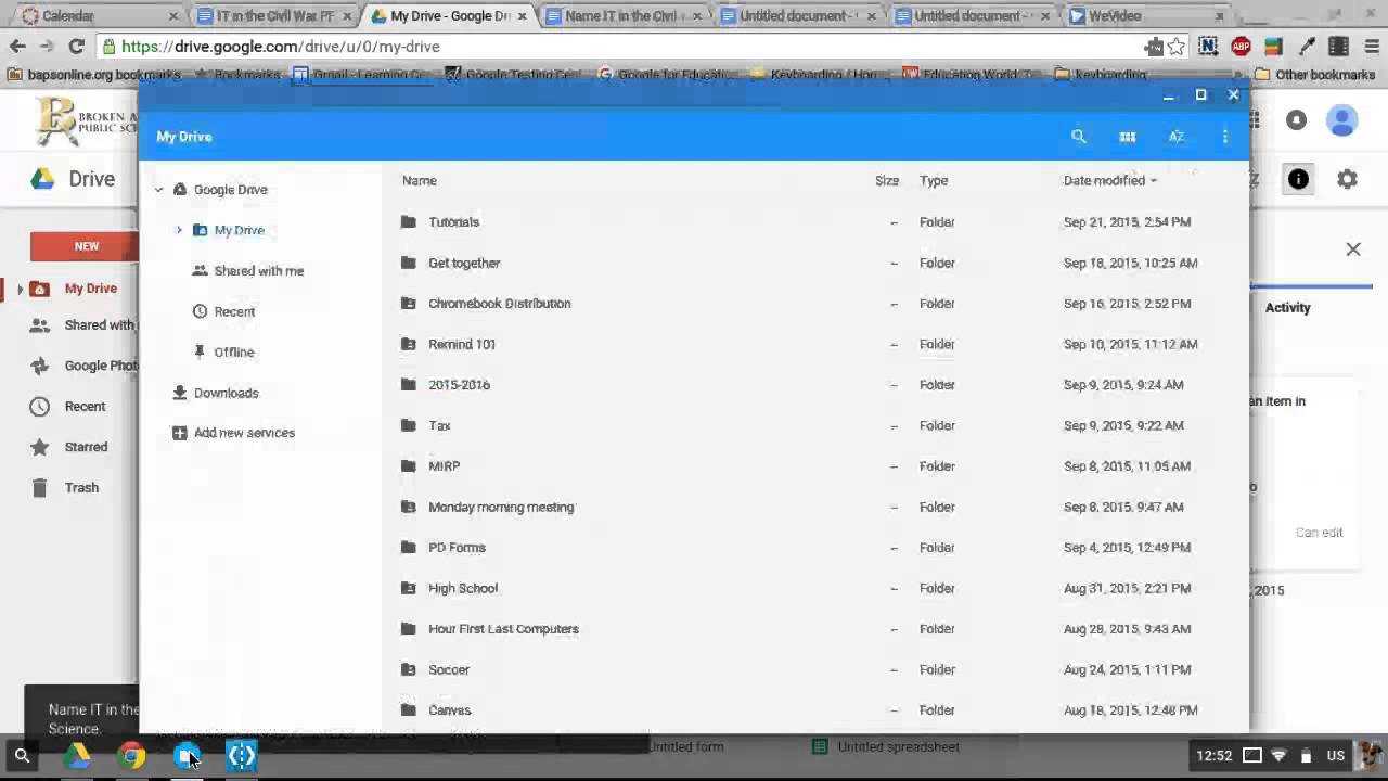 Working on Google Drive Offline - YouTube