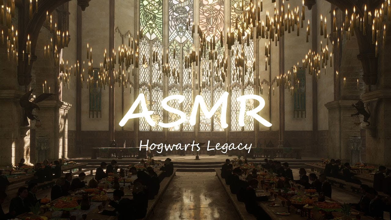 [해리포터 asmr] ⚡️호그와트 연회장 분위기에 압도되는중✨️  | 그레이트홀 1시간