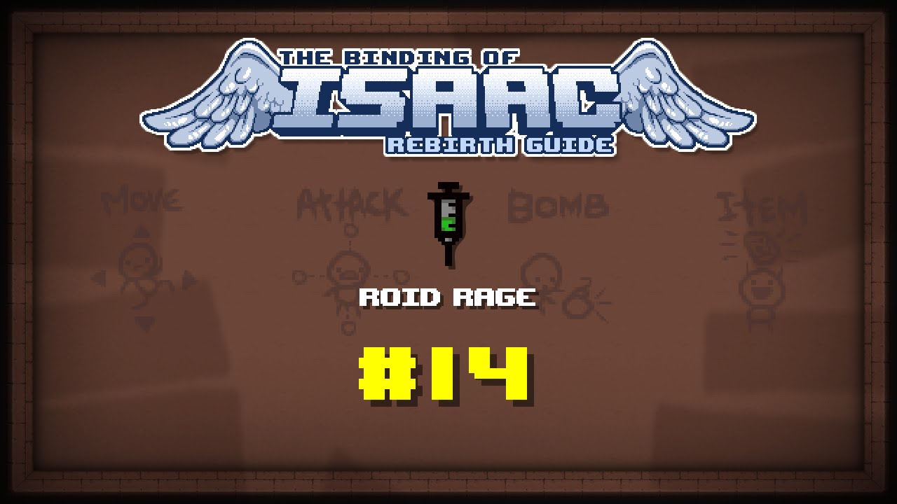 Binding of Isaac: Rebirth Item guide - Roid Rage - YouTube