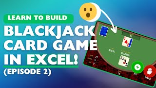 Famous Build a Blackjack Game in Excel with VBA (Episode 2) - Game Interface Wealth