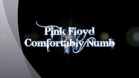 Pink Floyd-Comfortabl...  Numb (with lyrics)