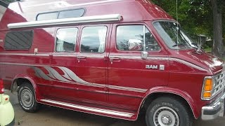 88 Big Red Get-Away Camper Van Conversion