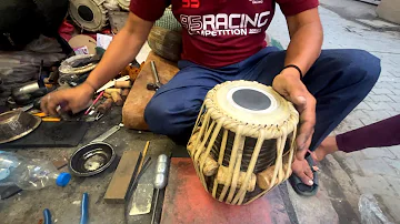 Tabla shaie Making | Tabla repair | Handmade tabla