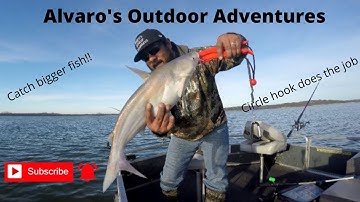 Fishing for Catfish with Circle Hooks Plus a magic trick