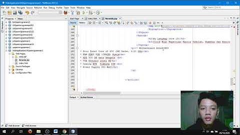 membuat web sederhana dengan menggunakan Java netbeans (marketplace)